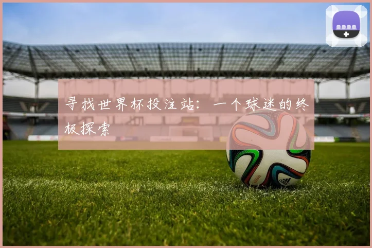 寻找世界杯投注站：一个球迷的终极探索