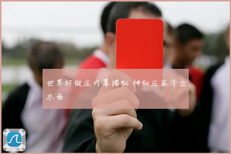 世界杯做庄内幕揭秘 神秘庄家浮出水面