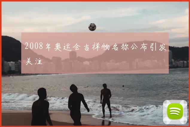 2008年奥运会吉祥物名称公布引发关注