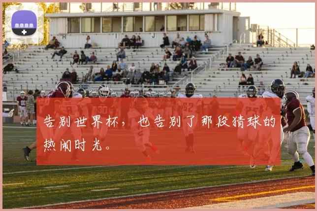 告别世界杯，也告别了那段猜球的热闹时光。